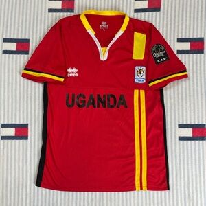 Errea Uganda Soccer Football Futbol FUFA Celebrate Africa Jersey